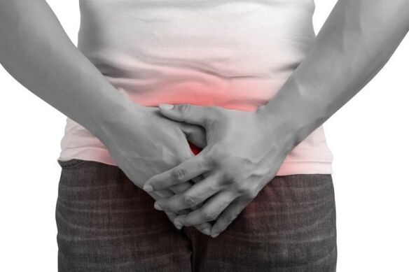 douleur chez un homme atteint de prostatite
